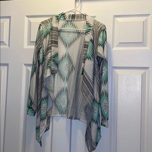 Cardigan with pattern